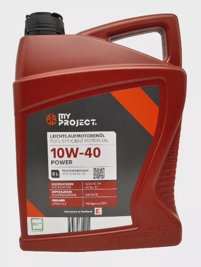 MY PROJECT® Моторно масло 10W40
полусинтетично
