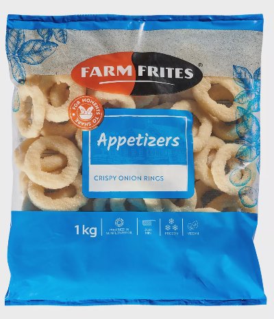 Farm Frites Лучени кръгчета
замразени