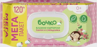 Бочко Бебешки влажни кърпи
различни видове