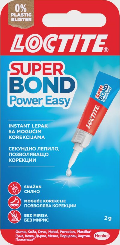 LOCTITE SUPER BOND Секундно лепило
Power Easy