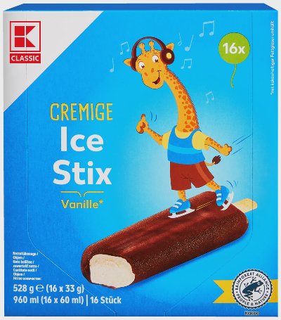 K-Classic Сладолед на клечка
различни вкусове
