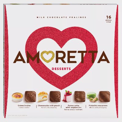 Amoretta Шоколадови бонбони
Desserts