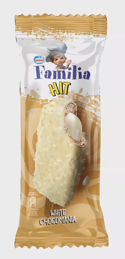 HIT FAMILIA Сладолед
бяла шокомания