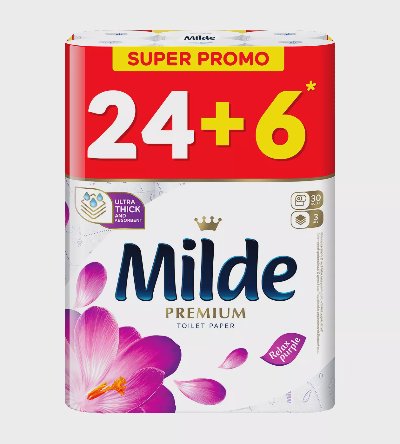 Milde Тоалетна хартия
различни видове