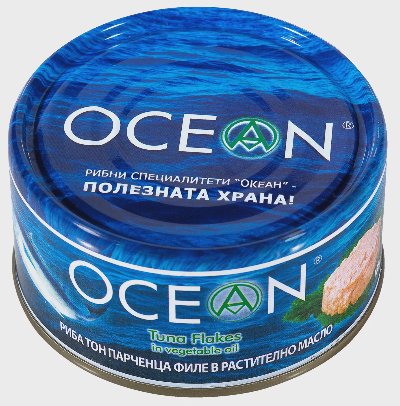 Ocean Риба тон парченца
различни видове