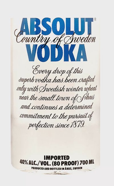 Absolut Водка
различни видове