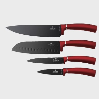 Berlinger Haus Сет ножове /Кухненска стойка
Burgundy Edition