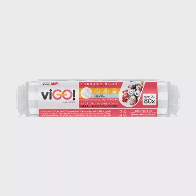 viGO! Пликчета за фризер Standard
2 л, 80 бр.