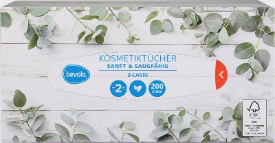 BEVOLA Козметични кърпички
двупластови или трипластови