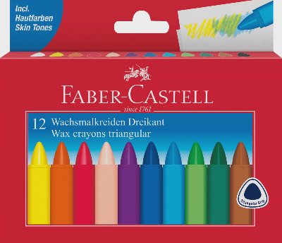 Faber Castell Пастели
восъчни, 12 цвята