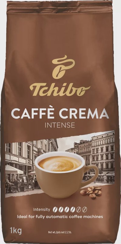 Tchibo Кафе на зърна
Crema Intense