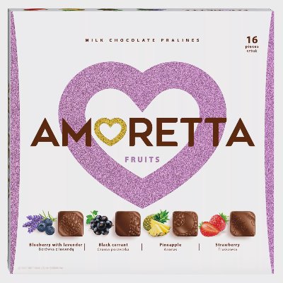 Amoretta Шоколадови бонбони
различни видове
