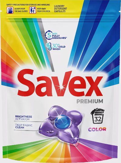 Savex капсули за пране Color
32 бр.