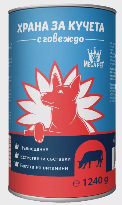 Mega Pet Храна за кучета
различни видове