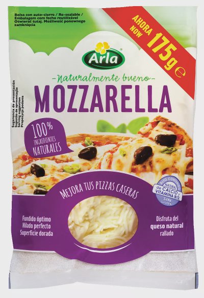 ARLA Моцарела
настъргана