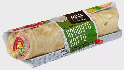 Balkan Тортила
с прошуто котто