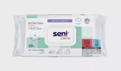 Seni care Влажни кърпи  за възрастни
с алое вера  68 бр.