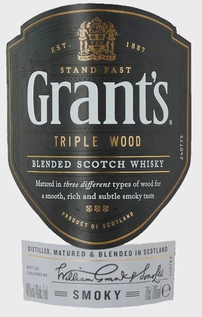 Grant`s Smoky Шотландско уиски
40% vol