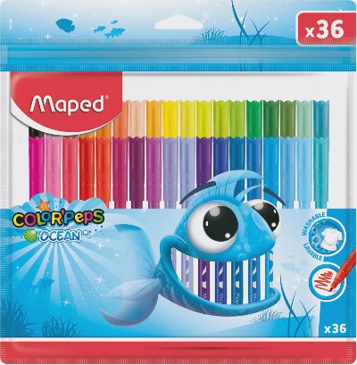 Maped Флумастери Color Peps
36 цвята