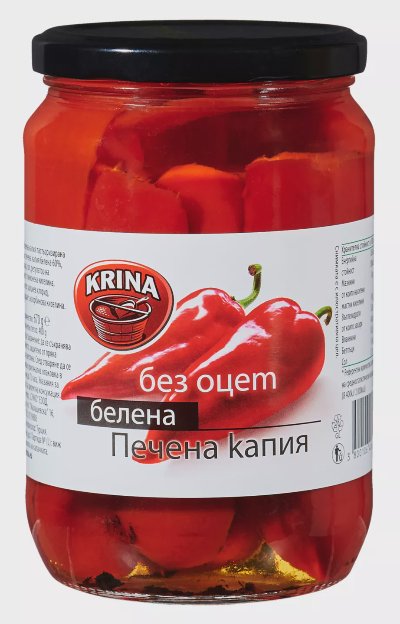 Krina Печена капия
белена, без оцет