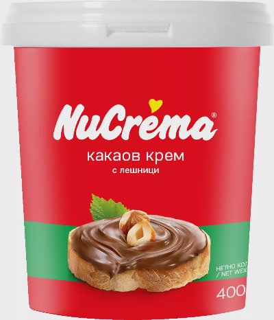 Nucrema Какаов крем
различни видове