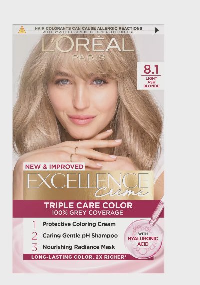 L'оreal Excellence Боя за коса
различни видове