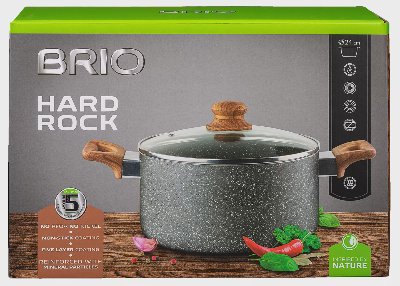 BRIO Тенджера Hard Rock
Ø24 см