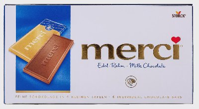Merci Шоколад
различни видове