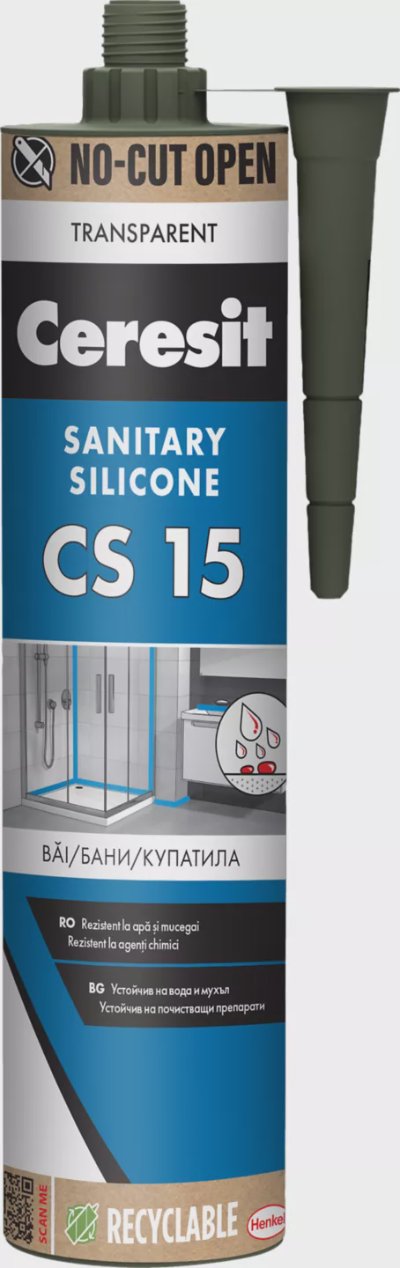 Ceresit Санитарен силикон
CS15 Premium