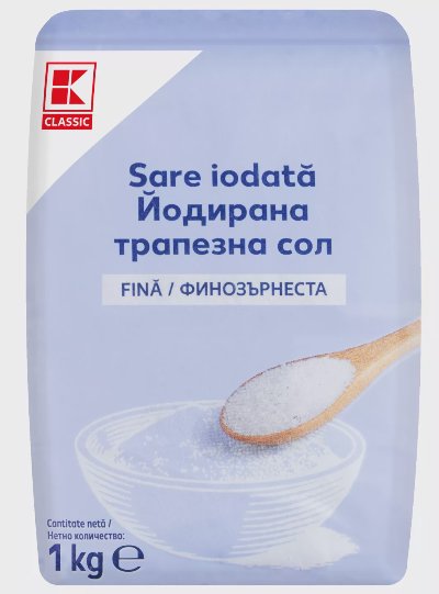 K-CLASSIC Трапезна сол
йодирана