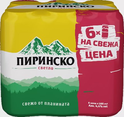 ПИРИНСКО Бира
6 х 0,5 л кен