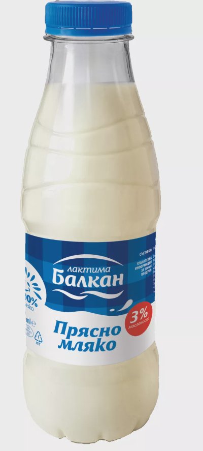 БАЛКАН Прясно мляко
3% масленост