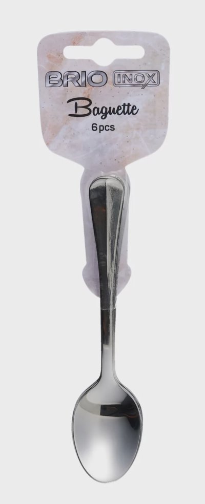 BRIO Комплект лъжици Inox Baguett
за кафе или за чай