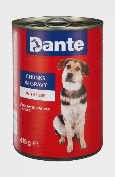 Dante Храна за кучета
различни видове