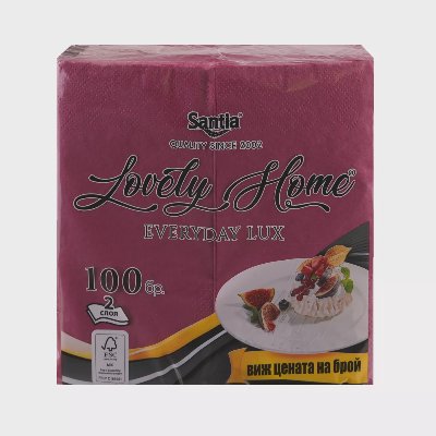 LOVELY HOME Салфетки
100 бр.