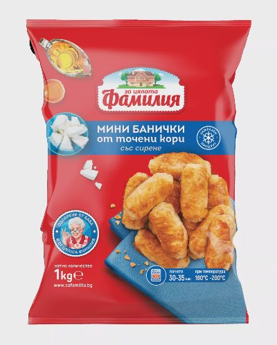 Фамилия Минибанички замразени
различни видове