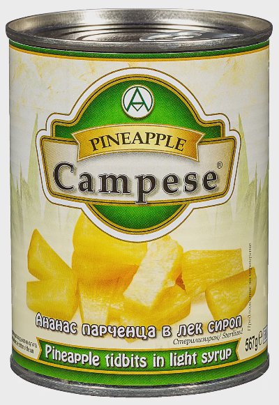 Campese Ананас парченца/на шайби
в лек сироп