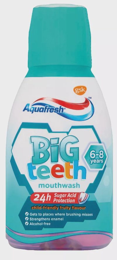 Aquafresh Детска вода за уста
Big teeth