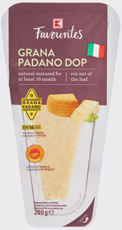 K-Favourites Твърдо сирене
Grana Padano
