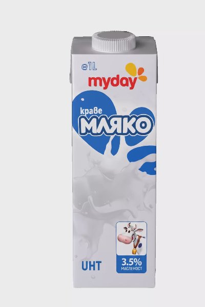 My Day Краве мляко
3,5% масленост