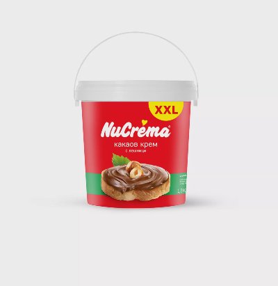 NUCREMA Kакаов крем с лешници