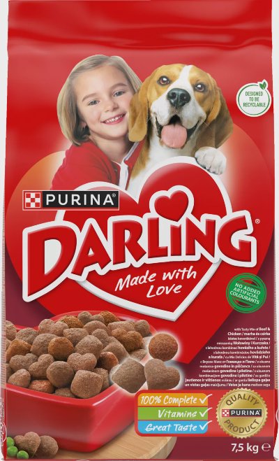 Darling Суха храна за кучета
телешко и зеленчуци