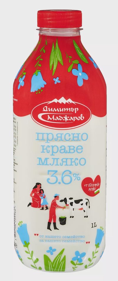 Димитър Маджаров Прясно мляко
3,6% масленост