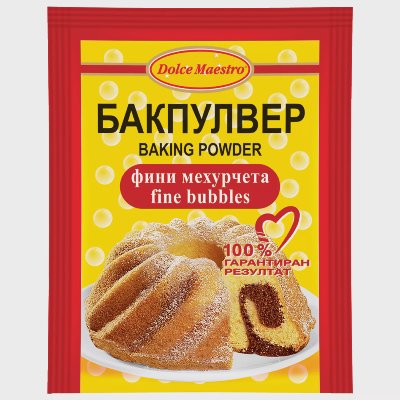 Dolce Бакпулвер
фини мехурчета