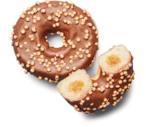 Донът с с карамелен крем от нашата пекарна