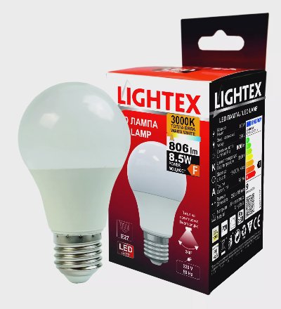 Lightex LED крушка
E27, 3000K, 4000К или 6500К