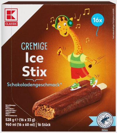 K-Classic Сладолед на клечка
различни вкусове