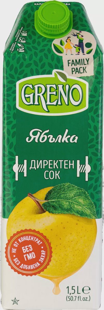 GRENO Плодов сок 100%
различни видове