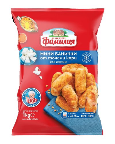 Фамилия Минибанички замразени
различни видове