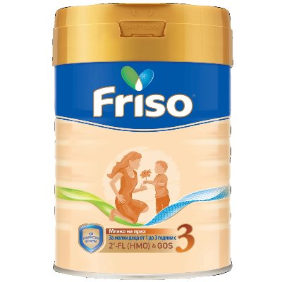Friso 3 Адаптирано мляко
за деца от 12 до 36 мес.